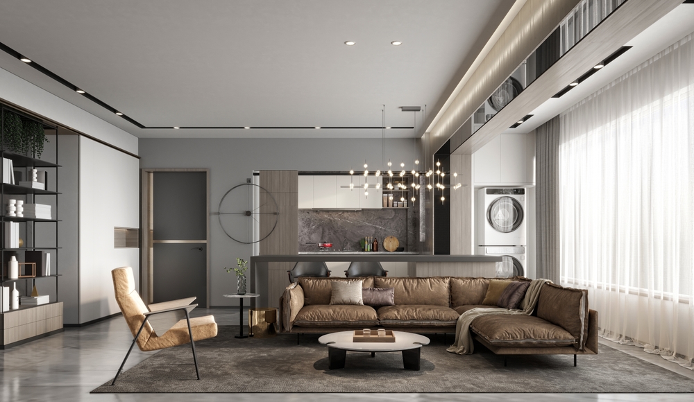 การตกแต่งห้องนั่งเล่นสไตล์ Luxury