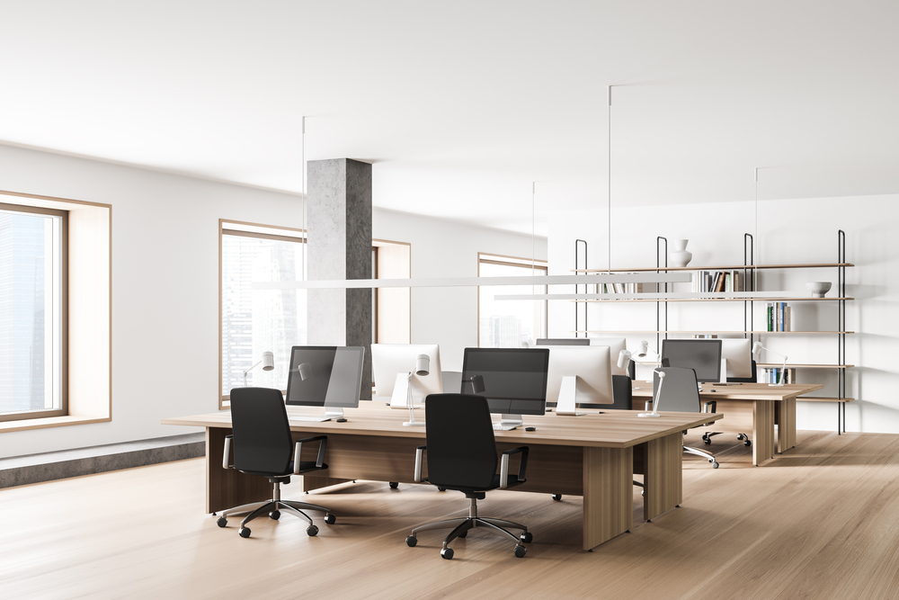 แต่งโฮมออฟฟิศโทนสีขาว