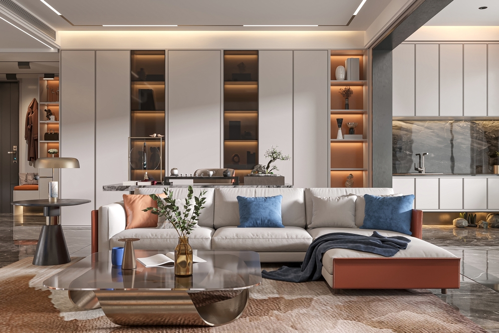 20 แบบห้องนั่งเล่นหรูสไตล์ Modern Luxury ที่มาแรงในปี 2025 | dooDeco