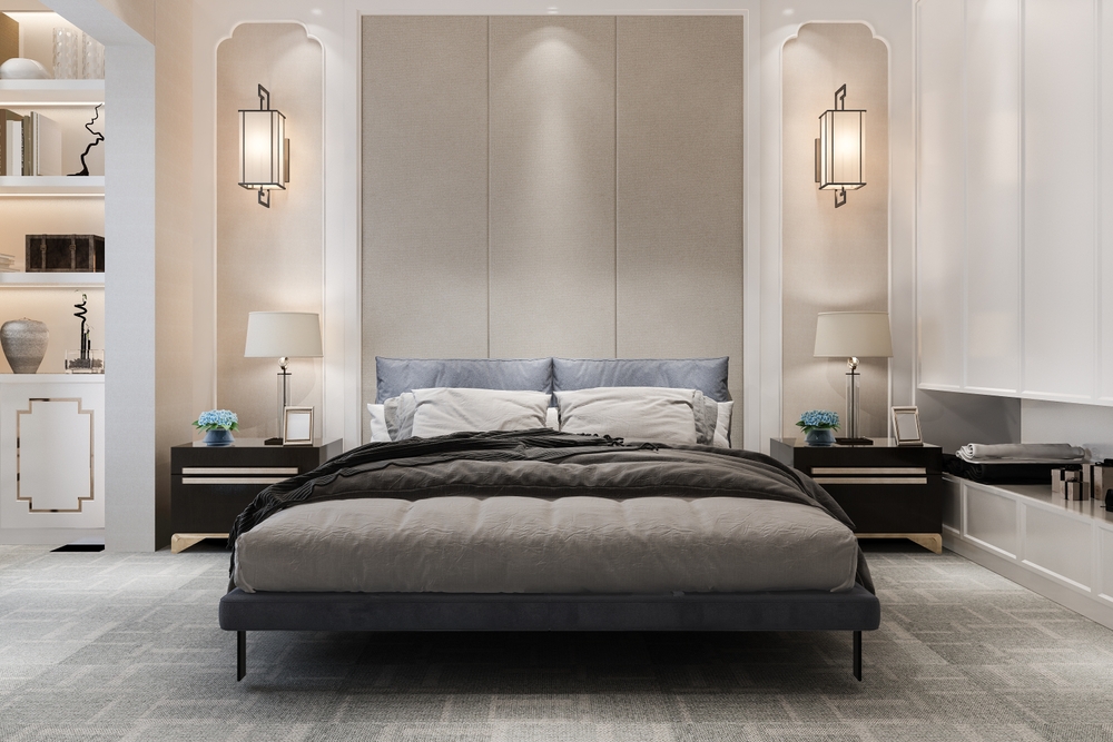 แต่งห้องนอน Modern Classic ด้วยโคมไฟทรงตะเกียง