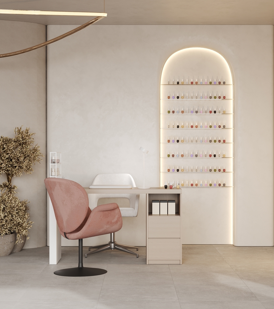 มุมเก๋ ๆ ในร้านทำเล็บ