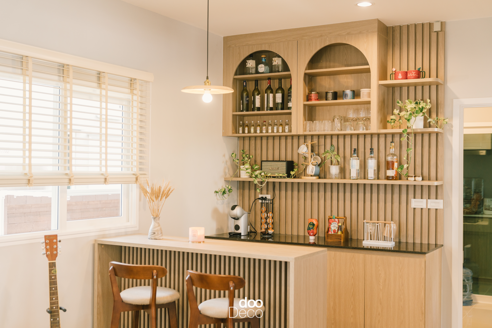 ภาพผลงานออกแบบตกแต่งจริงจาก dooDeco : ห้องครัว บ้านนครสวรรค์