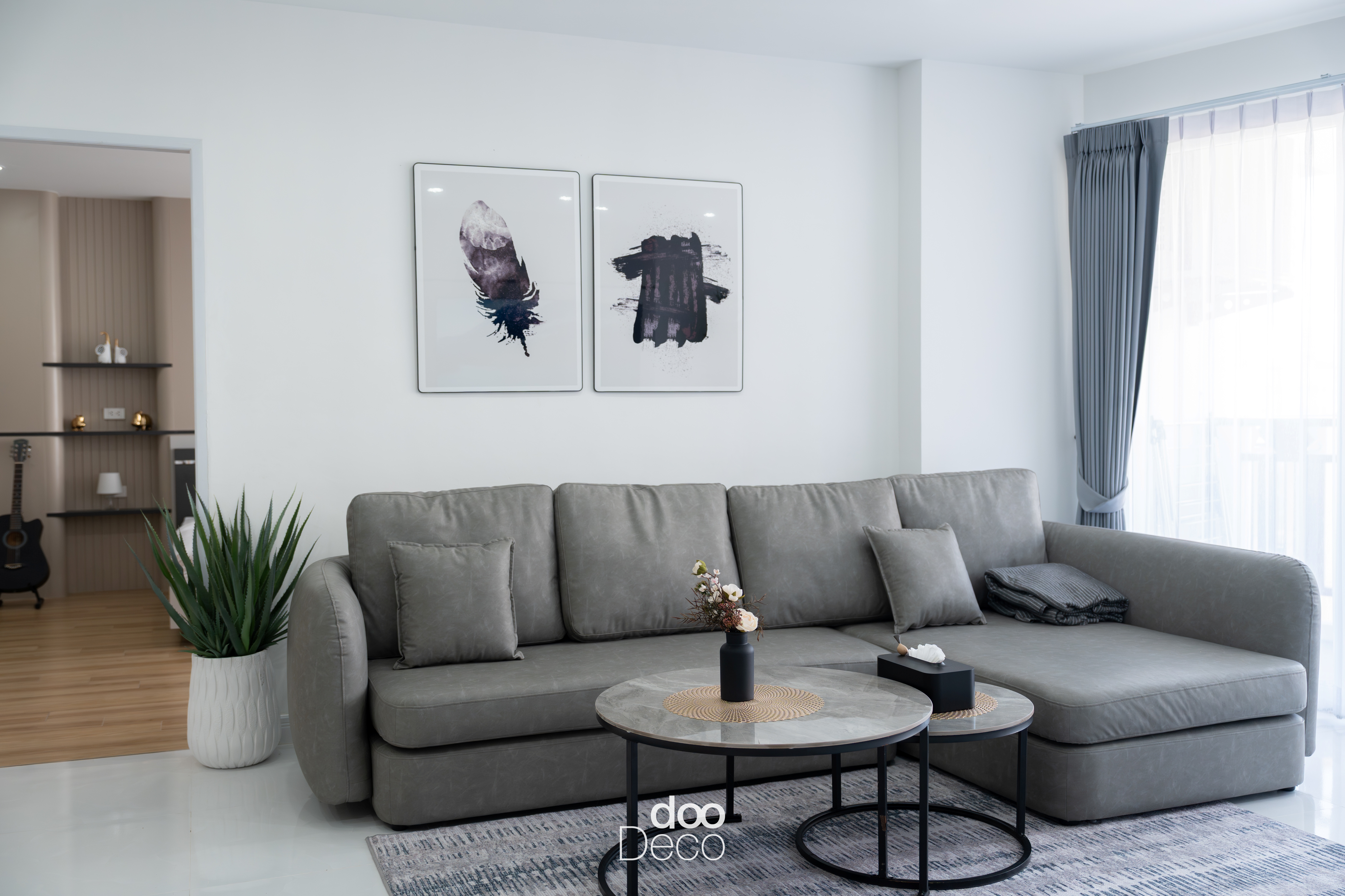 ห้องนั่งเล่นคอนโด K.Andy Dimitri