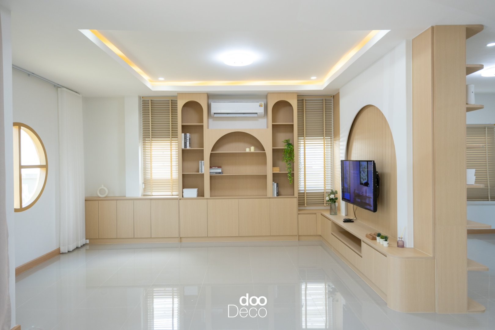 ผลงานออกแบบตกแต่งภายใน Chic minimal house