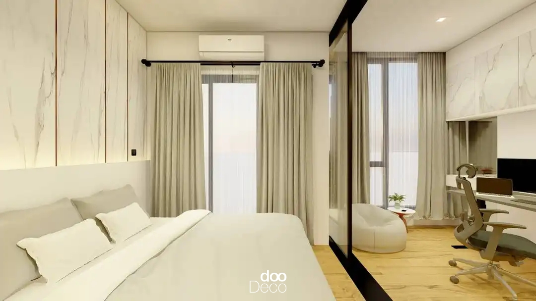 ผ้าม่านโทนสีเทา