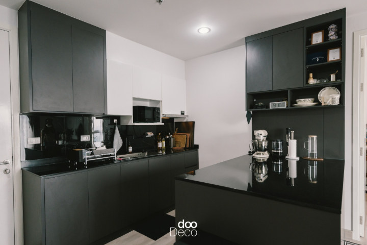 งานตกแต่งและบิ้วอิน-ฟิตอินสไตล์ Modern ห้องครัว