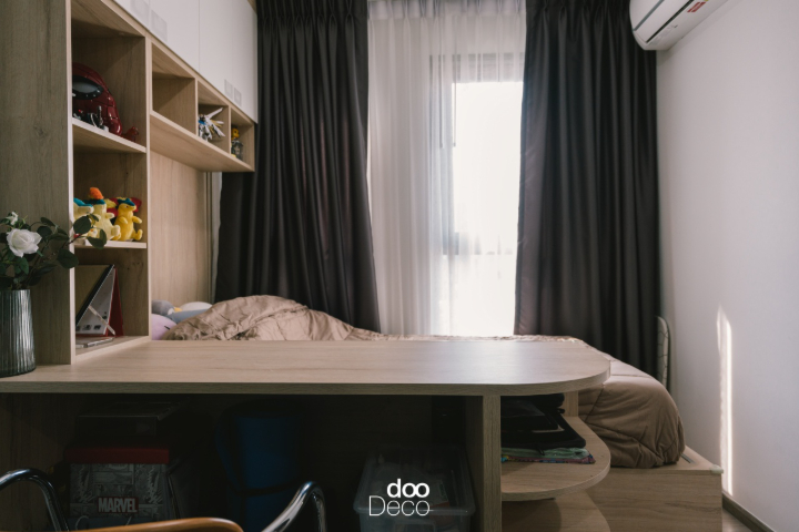 ผ้าม่านสีเทา